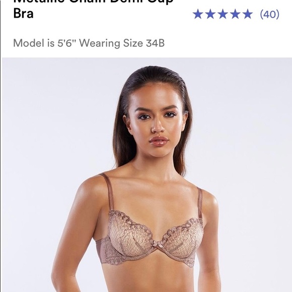 Metallic Chain Sexy Bra 😍 - Picture 2 of 3